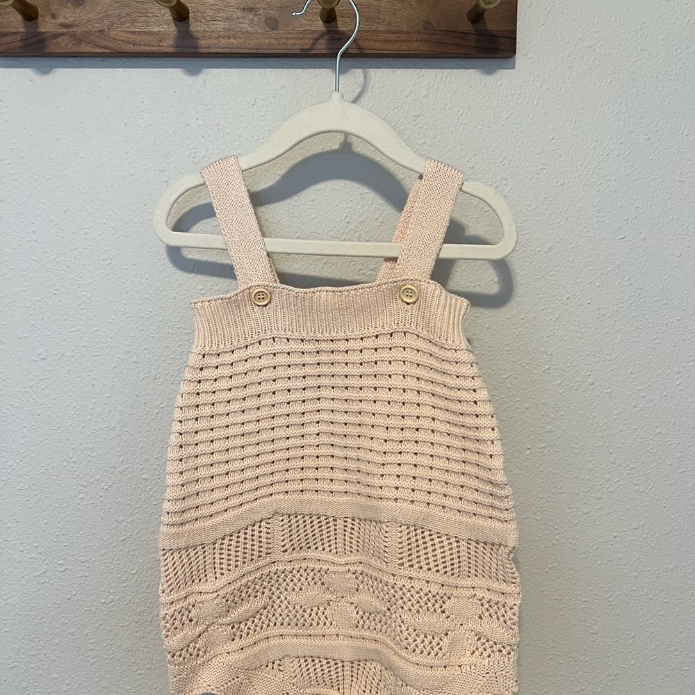 Light Pink Knit Romper